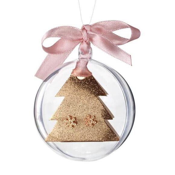 Avon Jewelry - AVON Snow Globe "Snowflake" Earrings (Gold/Rose Gold Color) ~ NEW SEALED!!!